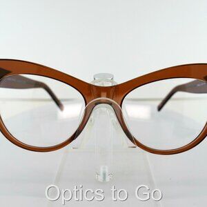 ANDY WOLF 5086 COL: J (BROWN )  54-18-140 Eyeglass Frames